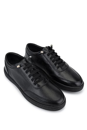 Tamer Tanca Erkek Hakiki Deri Siyah Sneakers & Spor Ayakkabı 1212 2503 ERK AYK Y26 SIYAH