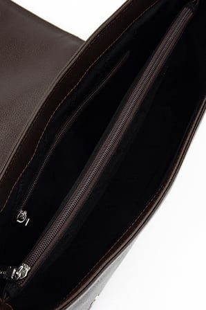 Tamer Tanca Unisex Hakiki Deri Kahverengi Postacı Çanta 1012 2032 CNT Y26 KAHVE