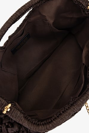 Valmenti Kadın Tekstil Kahverengi El Çantası 1141 811 BN CNT Y26 BROWN RAFFIA