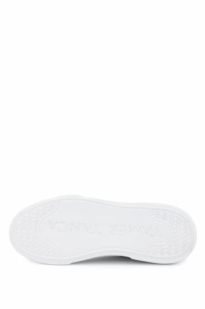 Tamer Tanca Erkek Hakiki Deri Bej Floter Sneakers & Spor Ayakkabı 1212 2501 ERK AYK Y26 BEJ FLTR