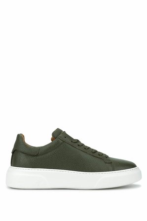Tamer Tanca Erkek Hakiki Deri Haki Sneakers & Spor Ayakkabı 1212 2501 ERK AYK Y26 HAKI FLTR