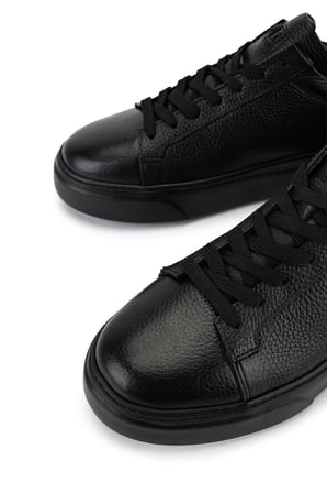 Tamer Tanca Erkek Hakiki Deri Siyah/Siyah Sneakers & Spor Ayakkabı 1212 2501 ERK AYK Y26 SYH TBN/SYH FLTR