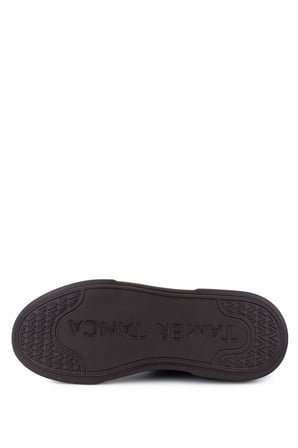 Tamer Tanca Erkek Hakiki Deri Kahverengi Taban Sneakers & Spor Ayakkabı 1212 2501 ERK AYK Y26 KHV TBN/KHV FLTR
