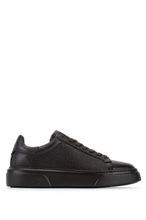 Tamer Tanca Erkek Hakiki Deri Kahverengi Taban Sneakers & Spor Ayakkabı 1212 2501 ERK AYK Y26 KHV TBN/KHV FLTR