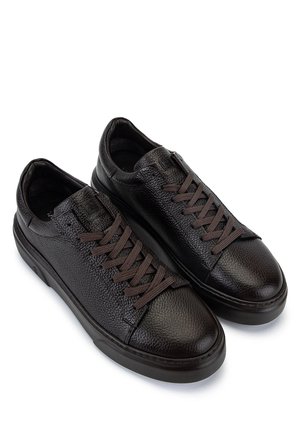 Tamer Tanca Erkek Hakiki Deri Kahverengi Taban Sneakers & Spor Ayakkabı 1212 2501 ERK AYK Y26 KHV TBN/KHV FLTR