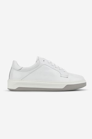 Valmenti Erkek Hakiki Deri Beyaz Sneakers & Spor Ayakkabı 1212 2504 ERK AYK Y26 BYZ FLTR/BYZ MET