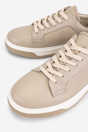 Valmenti Erkek Hakiki Deri Bej Sneakers & Spor Ayakkabı 1212 2504 ERK AYK Y26 BEJ FLTR/BEJ MET