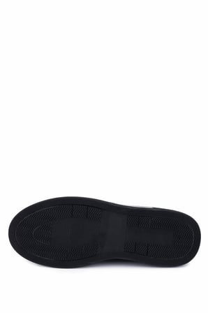 Tamer Tanca Erkek Hakiki Deri Siyah Analin Sneakers & Spor Ayakkabı 1145 20548 ERK AYK Y26 SIYAH ANL
