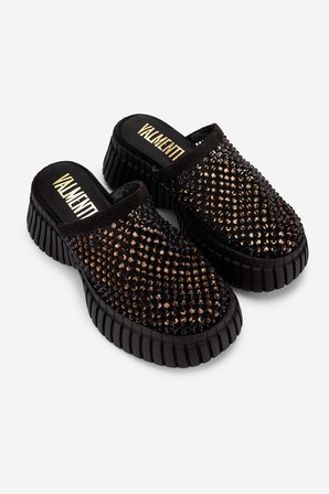 Valmenti Kadın Deri & Suni Kahverengi Düz Terlik 1141 581 BN TRLK Y26 BROWN SUEDE