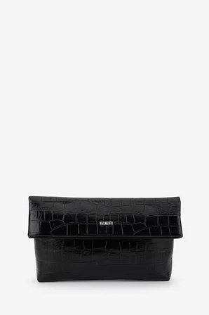 Valmenti Kadın Suni Deri Siyah Kroko Clutch Çanta 921 7484 BN CNT SK26-27 SIYAH KROKO