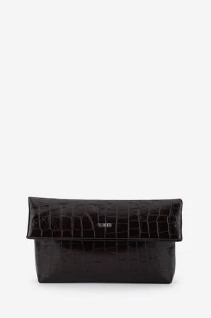 Valmenti Kadın Suni Deri Kahverengi Kroko Clutch Çanta 921 7484 BN CNT SK26-27 KAHVE KROKO