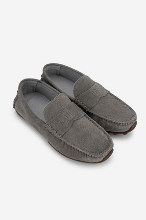 Valmenti Erkek Hakiki Deri Gri Loafer Ayakkabı 1202 500-118 ERK AYK Y26 GRI KSH