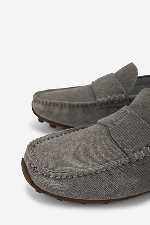 Valmenti Erkek Hakiki Deri Gri Loafer Ayakkabı 1202 500-118 ERK AYK Y26 GRI KSH