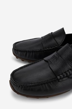 Valmenti Erkek Hakiki Deri Siyah Loafer Ayakkabı 1202 500-118 ERK AYK Y26 SIYAH SRZ FL