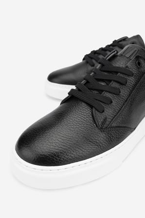 Valmenti Erkek Hakiki Deri Siyah Floter Sneakers & Spor Ayakkabı 1212 2509 ERK AYK SK26-27 SIYAH FLTR