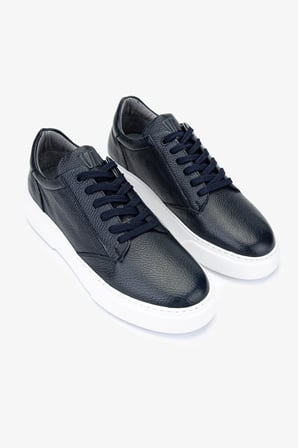 Valmenti Erkek Hakiki Deri Lacivert Sneakers & Spor Ayakkabı 1212 2509 ERK AYK SK26-27 LACI FLTR