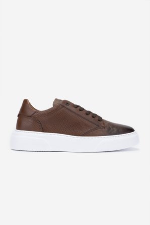 Valmenti Erkek Hakiki Deri Kahverengi Sneakers & Spor Ayakkabı 1212 2509 ERK AYK SK26-27 KAHVE FLTR