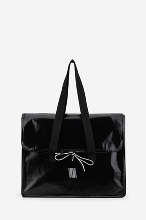 Valmenti Unisex Tekstil Siyah Orta Bez Poşet Çanta 1223 VAL-3500 ORTA BOY/SIYAH