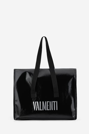 Valmenti Unisex Tekstil Siyah Orta Bez Poşet Çanta 1223 VAL-3500 ORTA BOY/SIYAH
