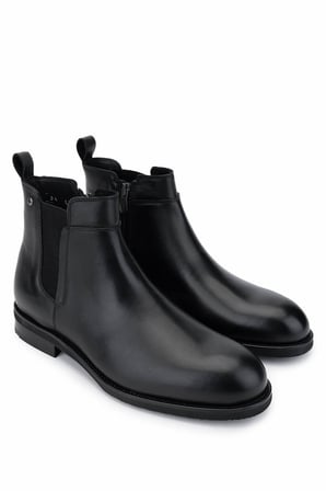 Tamer Tanca Erkek Hakiki Deri Siyah Casual Bot 1157 12471 ERK BOT SK26-27 SIYAH