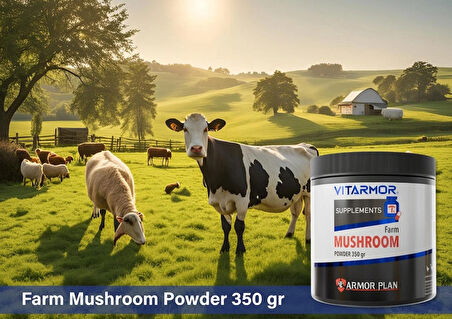 VITARMOR SUPPLEMENTS Farm Mushroom Powder 350 Gr