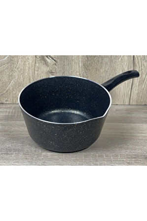 Morelli Granit 20 cm Sütlük Siyah&Gold