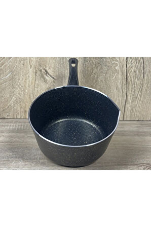 Morelli Granit 20 cm Sütlük Siyah&Gold