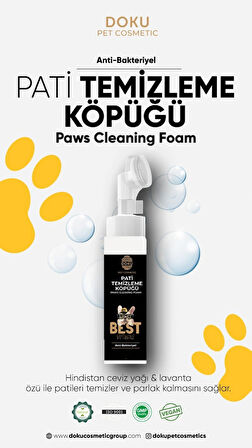 Doku Pet Cosmetic Kedi ve Köpek Pati Temizleme Köpüğü 150 ml