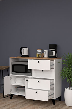 RANA CEKMECELİ MIKRODALGA FIRIN DOLABI