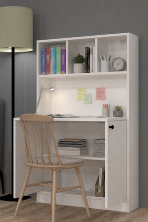 Uzay Dar Alanlar İçin Katlanır Çalışma Masası