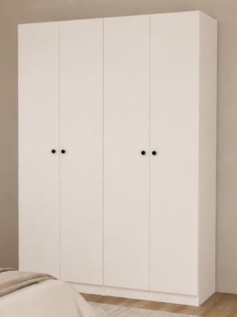 Prestij No.8 Dört Kapaklı Askılıklı Modüler Gardırop