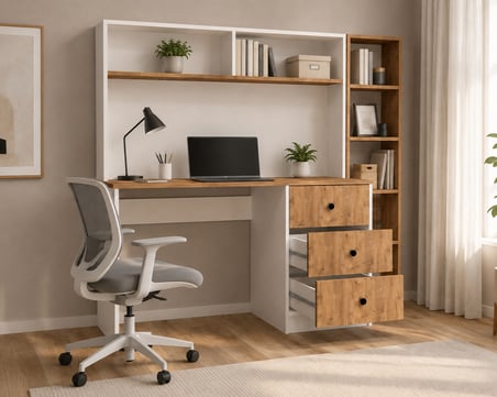 Ladin Çalışma Masası Bilgisayar Masası Ders Çalışma Masası Çalışma ve Ofis Masası