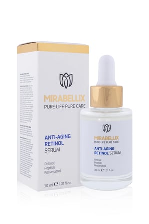 Retinol, Peptit İçeren Yaşlanma Karşıtı ve Cilt Yenileyici Serum – İnce Çizgi ve Leke Karşıtı 30 ml