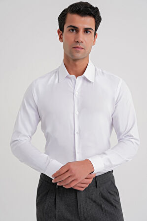 GK 737 GÖMLEK Slim BEYAZ KLASİK