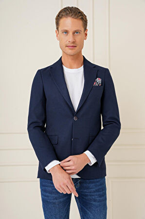 C 685 Slim Fit Lacivert Spor Ceket