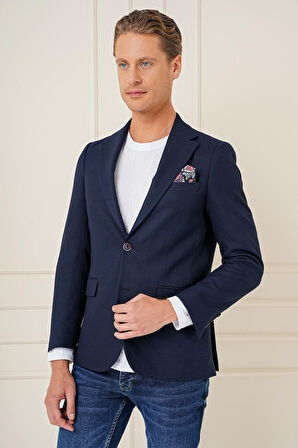 C 685 Slim Fit Lacivert Spor Ceket