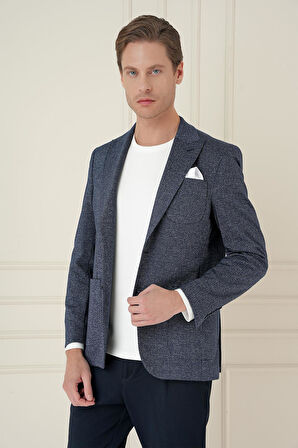 C 684 Slim Fit Lacivert Spor Ceket