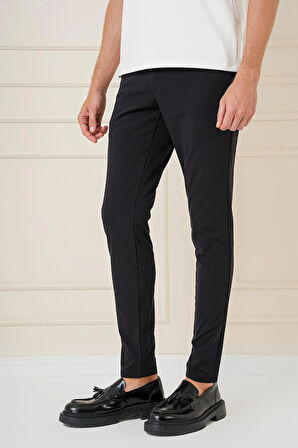P 1161 Slim Fit Siyah Klasik Pantolon