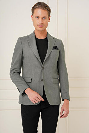 C 685 Slim Fit Haki Spor Ceket