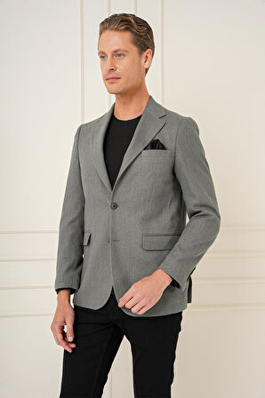 C 685 Slim Fit Haki Spor Ceket