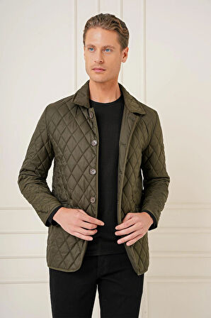 KA 081 Slim Fit Haki Spor Kaban