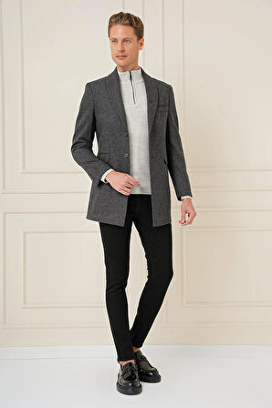 KA 084 Slim Fit Antrasit Spor Kaban