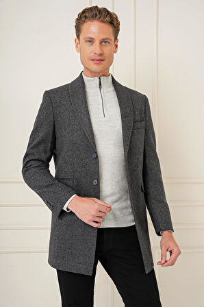 KA 084 Slim Fit Antrasit Spor Kaban