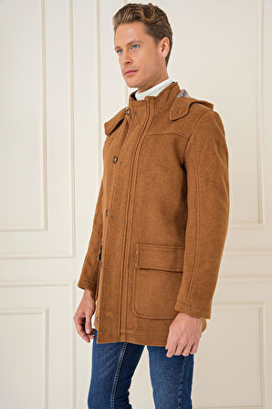 KA 083 Slim Fit Camel Spor Kaban