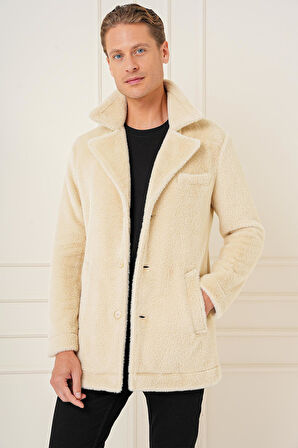 KA 087 Slim Fit Bej Spor Kaban