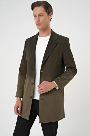 KA 088 Slim Fit Haki Spor Kaban