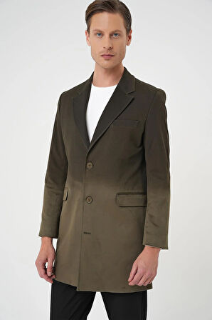 KA 088 Slim Fit Haki Spor Kaban