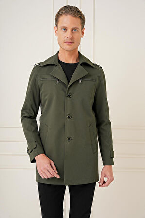 KA 086 Slim Fit Haki Spor Kaban