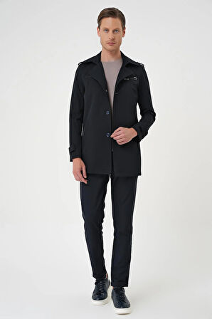 KA 086 Slim Fit Lacivert Spor Kaban