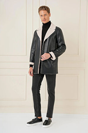 KA 090 Slim Fit Siyah Spor Kaban